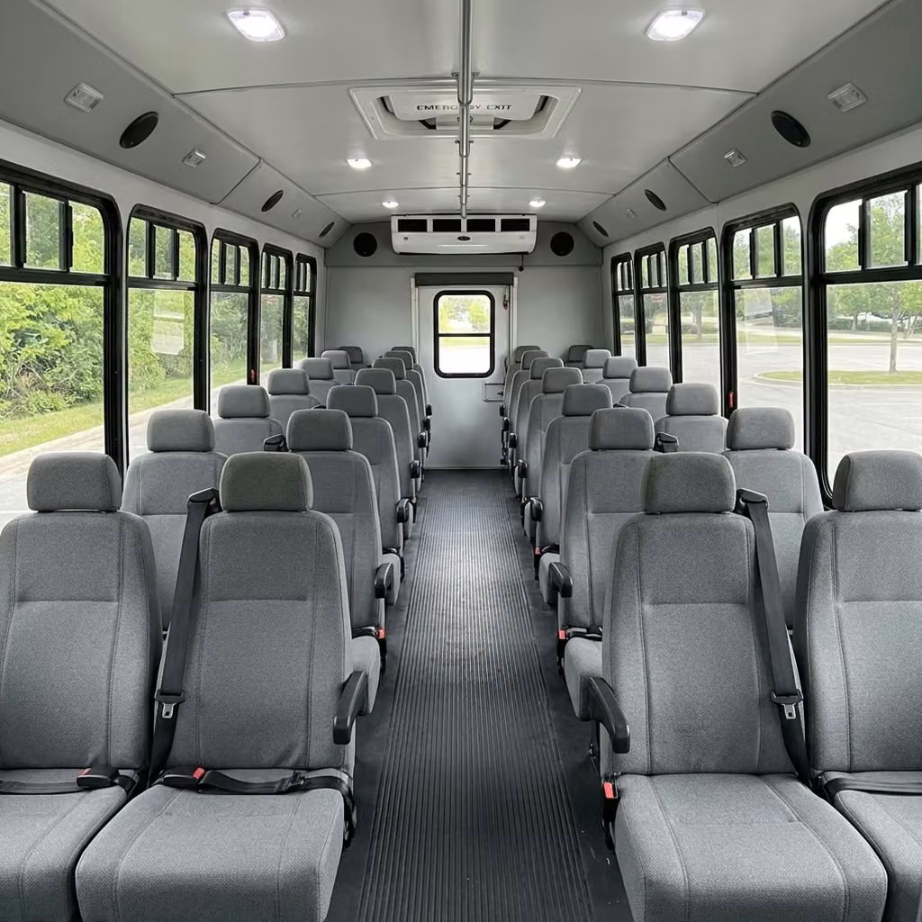 lewiston 35 passenger minibus seating
