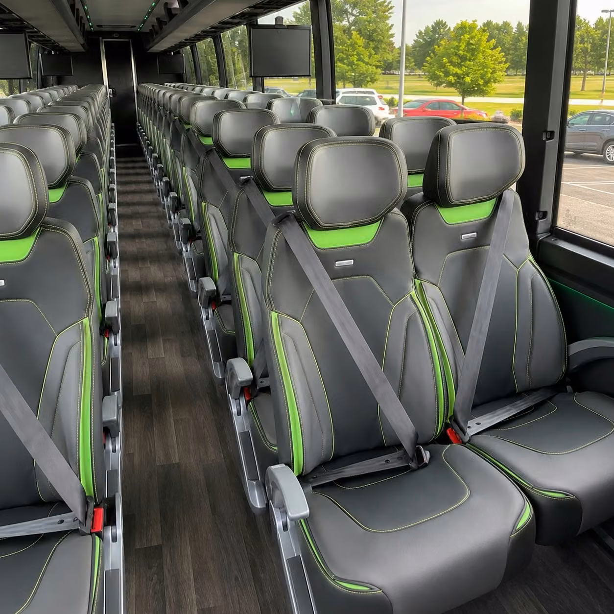 lewiston charter bus interior 2