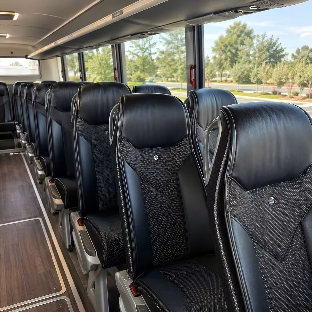 lewiston charter bus interior 3