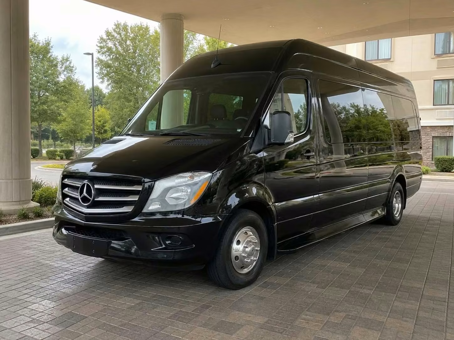 lewiston sprinter van rental with driver tinted windows