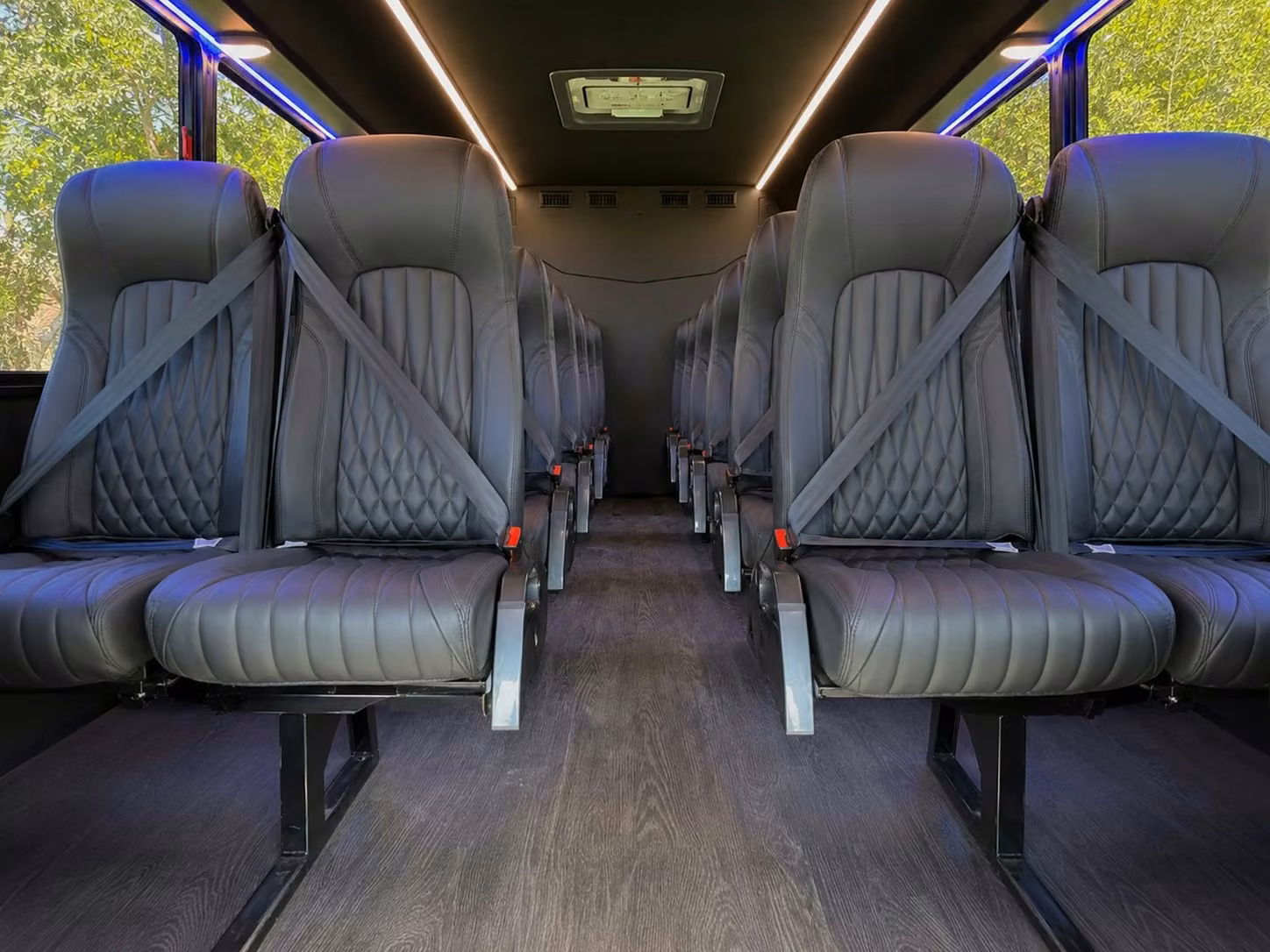 20 passenger minibus interior