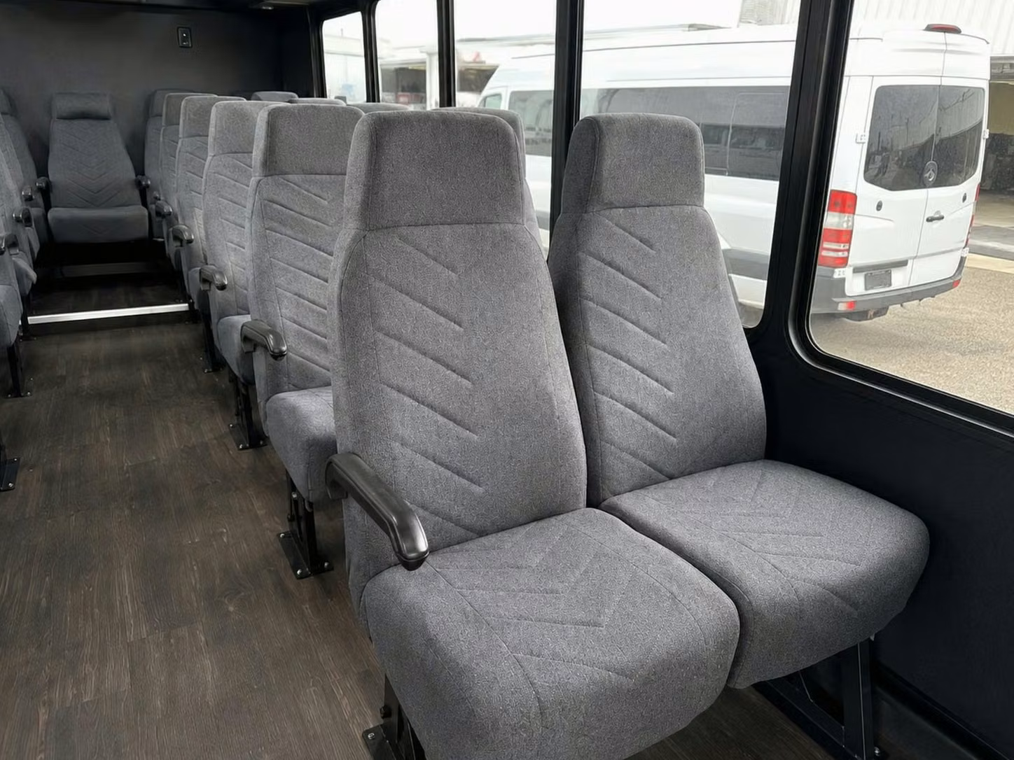 18 passenger minibus inside
