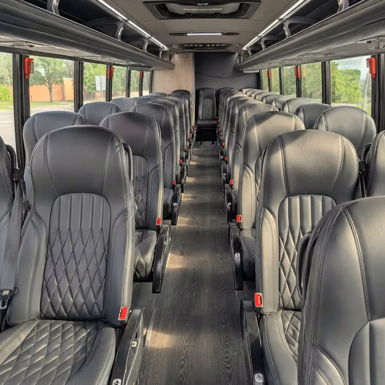 30 passenger minibus interior